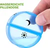SUKUOS Tablettenbox 7 Tage Morgens Abends, Pillendose Rund, Produktbild-Vorschau 3