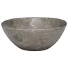 vidaXL Waschbecken Grau 53x40x15 cm Marmor Produktbild-Vorschau 2