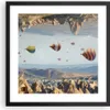 Gerahmtes Poster - Schwarzer Rahmen - Surrealismus Flug Produktbild-Vorschau 1