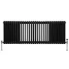 Tradycyjny grzejnik 3-kolumnowy - 600 x 1462 mm - Czarny Podgląd zdjęcia produktu 2