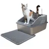 LINUMA® Katzentoilette Edelstahl, Katzenklo, Katzentoilette Produktbild-Vorschau 1