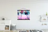 MuchoWow® Textilposter Sommer - Palmen - Himmel - Rosa Produktbild-Vorschau 2
