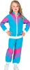 Trainingsanzug 80er Kinder hellblau 140 Produktbild-Vorschau 2