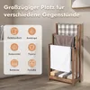 GOPLUS Handtuchhalter aus Holz, Handtuchständer freistehend Produktbild-Vorschau 3