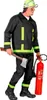 Feuerwehrmann Uniform Kostüm Größe: S Produktbild-Vorschau 3