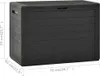 vidaXL Coffre de jardin anthracite 78x44x55 cm Voir les images du produit 13