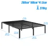 YZNAHRE Bettgestell 160x200 cm Metallbett Bettrahmen mit Produktbild-Vorschau 2