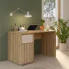Forte ELISTON Schreibtisch 120, moderner Schreibtisch mit Produktbild-Vorschau 1