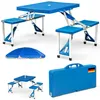 CASARIA® Camping Klapptisch Set mit 4 Stühlen Campingtisch Produktbild-Vorschau 2