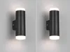 LED Badezimmer Wandleuchte Set Schwarz Spiegelleuchte Produktbild-Vorschau 3