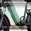 Klappbares 20 Zoll Fatbike E-Bike mit abnehmbarem Akku und Produktbild-Vorschau 6