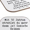 Mr. & Mrs. Panda Tischschoner Spruch 32. Geburtstag - Weiß Produktbild-Vorschau 5