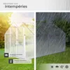 Serre en aluminium, résistant aux UV, 185x375x195cm - blanc Voir les images du produit 5