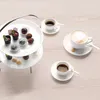 Filiżanka do cappuccino ASA A Table z spodkiem, biała, 250 Podgląd zdjęcia produktu 2
