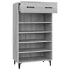 vidaXL Schuhschrank Grau Sonoma 60x35x105 cm Holzwerkstoff Produktbild-Vorschau 8