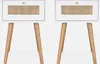 sweeek - 2er-Set Nachttische mit Holzlook und Produktbild-Vorschau 2