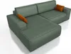 Ecksofa TOR mit Schlaffunktion. Farbe: Winter Moss. Produktbild-Vorschau 8