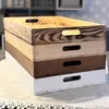 Serviertablett in weiß 60x40x8cm Holztablett Produktbild-Vorschau 9