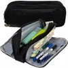 Maaleo 24476 Astuccio per matite scuola triplo 3in1 nero Anteprima dell’immagine prodotto 1