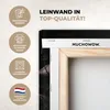 MuchoWow® - Leinwandbilder - Frau - Luxus - Blumen - Produktbild-Vorschau 3