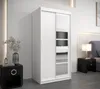 MINIO Kleiderschränk 100 cm ROMA 1 Weiß Produktbild-Vorschau 1