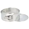 A silver springform cake pan with a textured bottom is shown on a white background. Anteprima dell’immagine prodotto