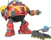 A toy robot resembling Dr. Eggman from Sonic the Hedgehog, with a small blue hedgehog figure on a launching mechanism in front of it. Produktbild-Vorschau