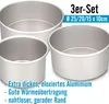 AOS Set | Cake Masters Torten-Backform rund tief Ø25/20/15 Produktbild-Vorschau 2
