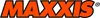 The image shows the MAXXIS logo in large orange letters with a black outline. Anteprima dell’immagine prodotto
