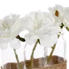Komposition 3 künstliche rosen vase glas h24,5cm  - Produktbild-Vorschau 2