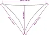 vidaXL Voile d'ombrage Oxford Tissu Triangulaire 3x4x5 m Voir les images du produit 8