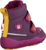 A side view of a child's purple boot with yellow accents. Anteprima dell’immagine prodotto