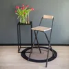 DOCHTMANN, chaise de bar pliante, 48x43x98 cm Voir les images du produit 3