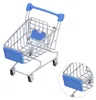 Carrello da supermercato mini, blu, elegante, versatile, Anteprima dell’immagine prodotto 5