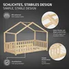 ML-Design dětská postel domeček postel 80x160 cm přírodní, Náhled obrázku produktu 3