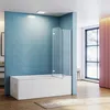 SONNI Panneau de baignoire pour salle de bains avec verre Voir les images du produit 2