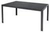Hochwertige Gartengarnitur 7-teilig Gartentisch 180x90cm Anthrazit Aluminium Schwarz + 4 Stapelstühle Stahl Textilen Schwarz Produktbild-Vorschau
