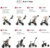 Qplay Comfo Max 6 In 1 Passeggino a Tre Ruote Beige Beige Anteprima dell’immagine prodotto 5