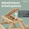 holz4home® Outdoor Picknickbank Kinder I Sitzgruppe Aussen Produktbild-Vorschau 4