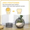 PawHut Katzenkorb, Katzenhöhle mit Kissen, Katzenhütte aus Produktbild-Vorschau 6