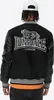 A person wearing a Lonsdale college jacket. Produktbild-Vorschau