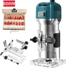 800W Kantenfräse Electric Hand Holz Oberfräse 15tlg Produktbild-Vorschau 1