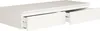 A white wall-mounted desk with two open drawers. Produktbild-Vorschau