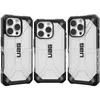 Three UAG Plasma cases for iPhones are displayed side-by-side against a white background. Podgląd zdjęcia produktu