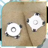 Chiusura magnetica a bottone 10 pezzi metallo argento Anteprima dell’immagine prodotto 3