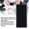 Hands assembling a smartphone with various tools and components spread out on a white surface. Náhled obrázku produktu