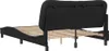 vidaXL Bettgestell ohne Matratze "Hvar" Schwarz 140x190 cm Produktbild-Vorschau 6