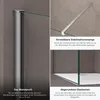 doporro Luxus Duschwand für Dusche Duschabtrennung 70x200cm Produktbild-Vorschau 5