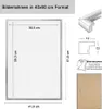 3er 5er Set Holz Bilderrahmen Lifestyle Plexi Foto Rahmen Produktbild-Vorschau 6
