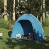 vidaXL Tenda laterale blu impermeabile Anteprima dell’immagine prodotto 3